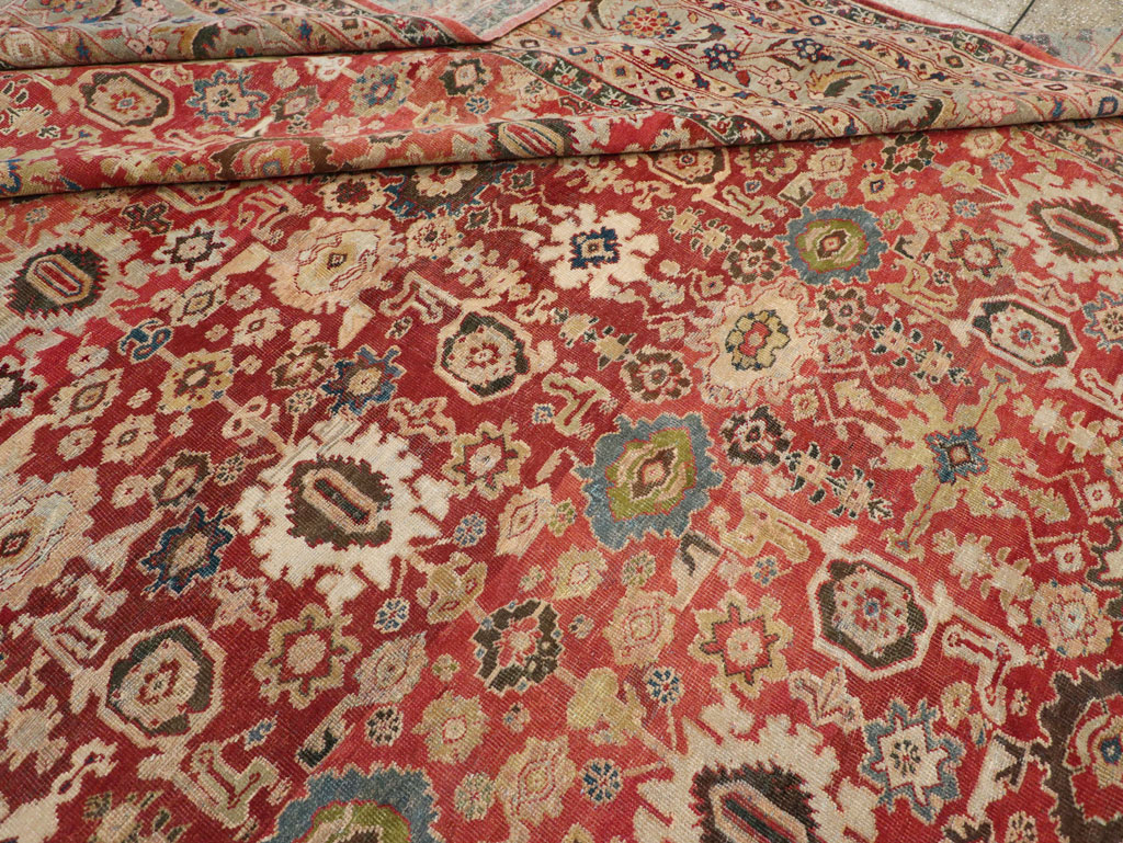 Antique Persian Mahal Carpet, No.11541 - Staging