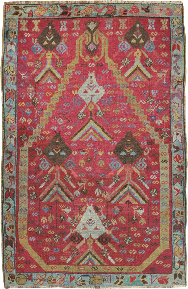 Antique Turkish Ghiordes Rug, No.11548 - Staging