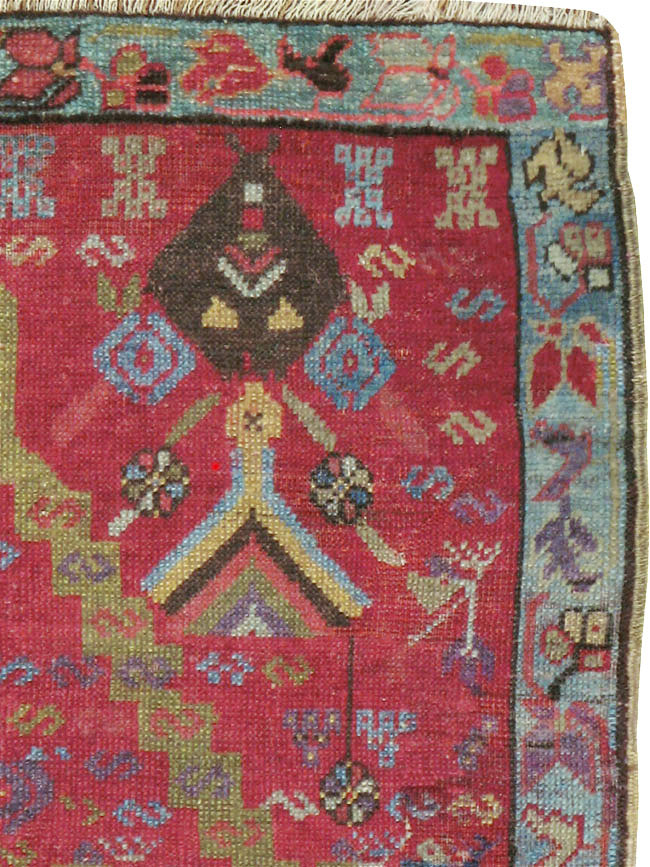 Antique Turkish Ghiordes Rug, No.11548 - Staging