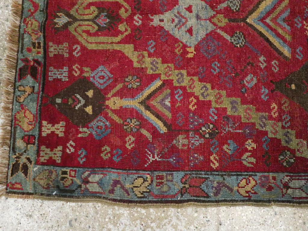 Antique Turkish Ghiordes Rug, No.11548 - Staging