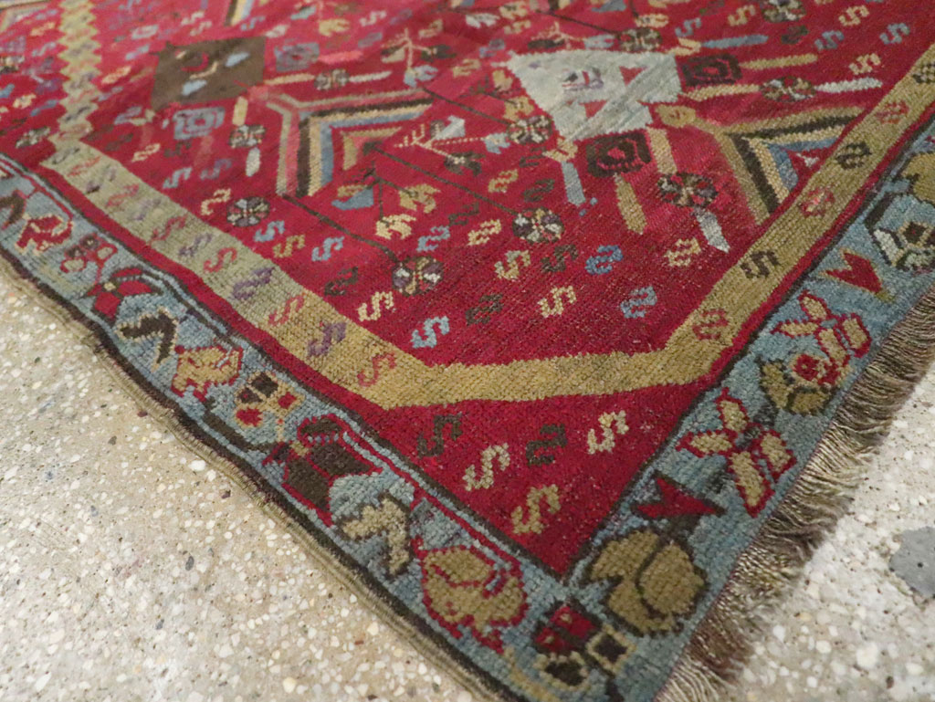 Antique Turkish Ghiordes Rug, No.11548 - Staging