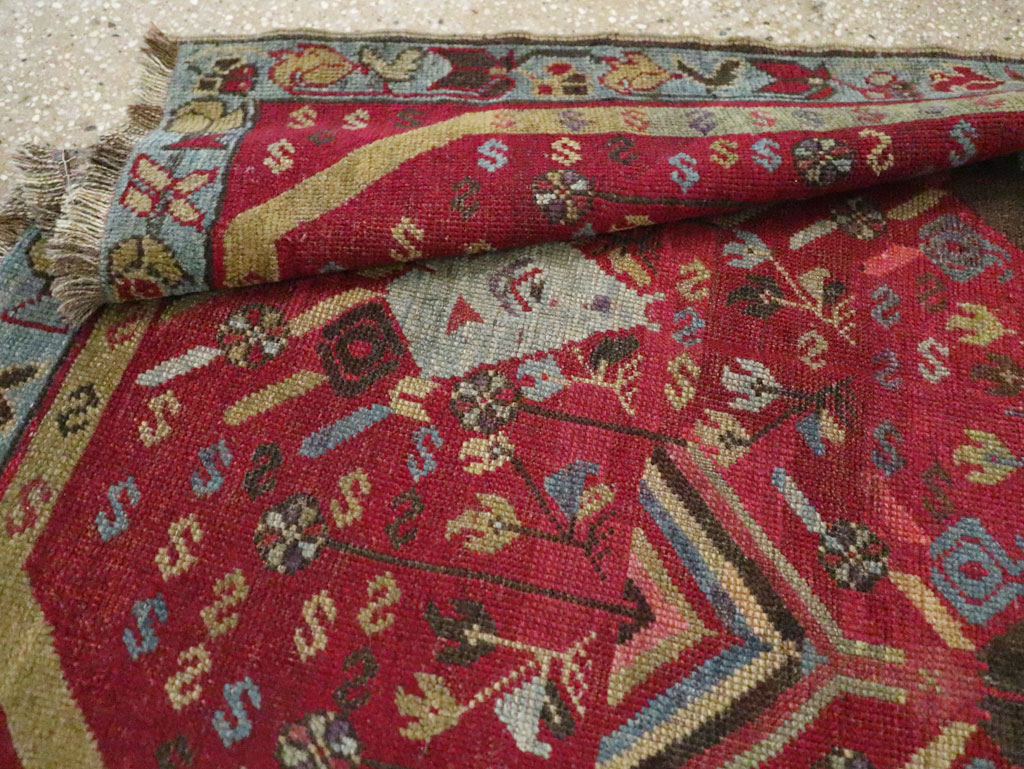 Antique Turkish Ghiordes Rug, No.11548 - Staging