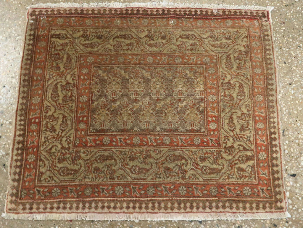 Antique Persian Tabriz Haji Jalili Rug, No.11613 - Staging