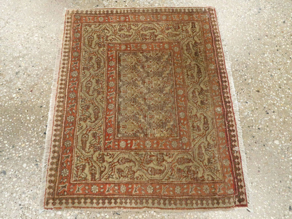 Antique Persian Tabriz Haji Jalili Rug, No.11613 - Staging