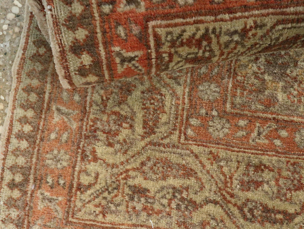 Antique Persian Tabriz Haji Jalili Rug, No.11613 - Staging