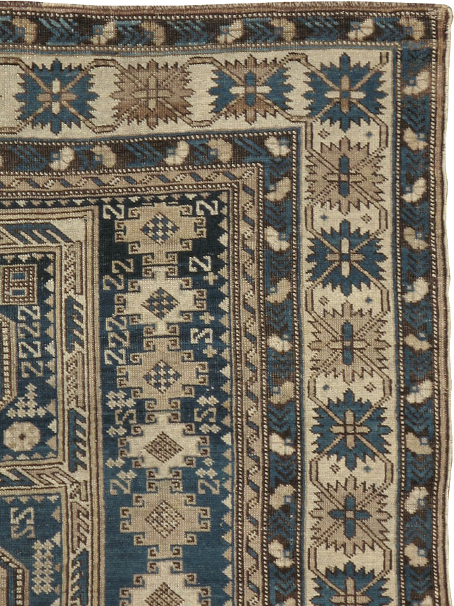 Antique Caucasian Shirvan Rug, No.11616 - Staging