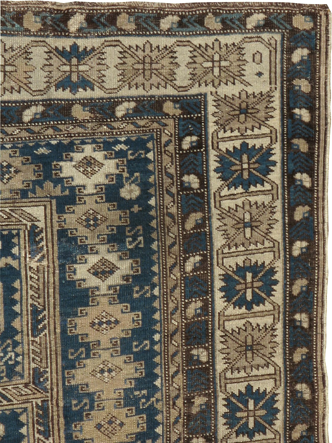 Antique Caucasian Shirvan Rug, No.11616 - Staging