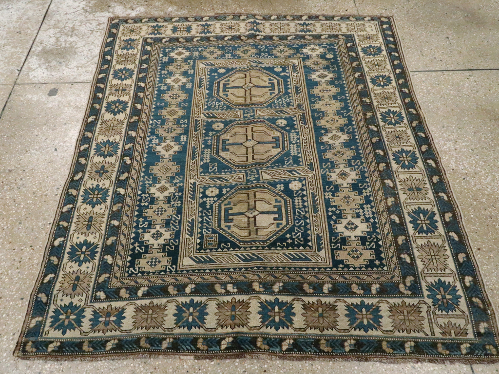 Antique Caucasian Shirvan Rug, No.11616 - Staging
