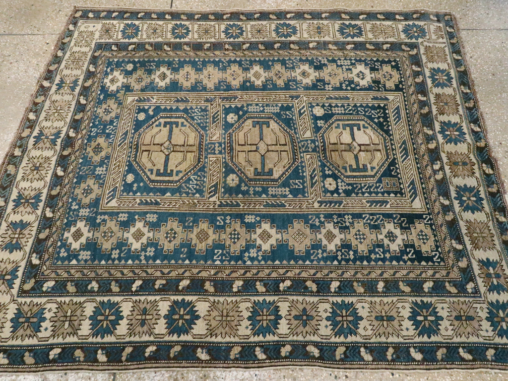 Antique Caucasian Shirvan Rug, No.11616 - Staging