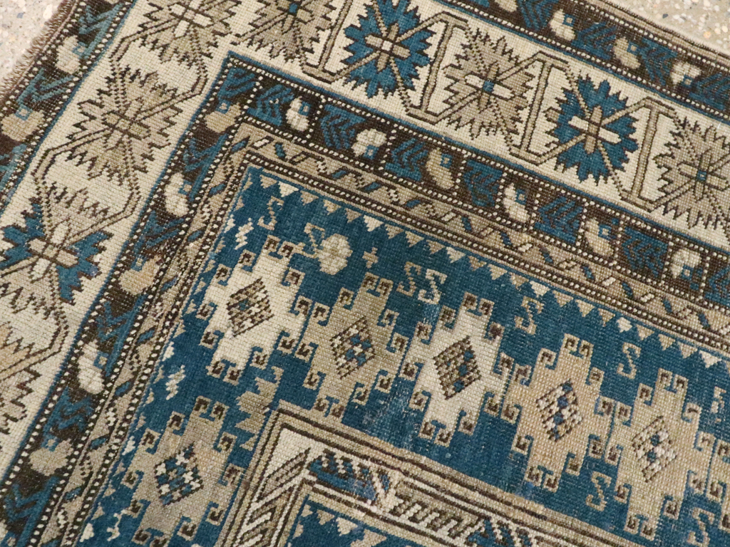 Antique Caucasian Shirvan Rug, No.11616 - Staging