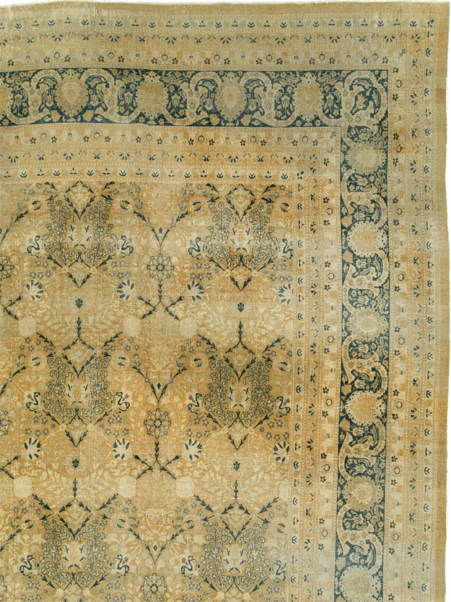 Antique Indo-Tabriz Carpet, No.11637 - Staging