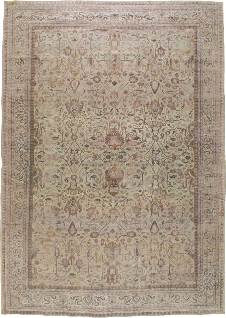 A Oushak Carpet, No.11655 - Staging