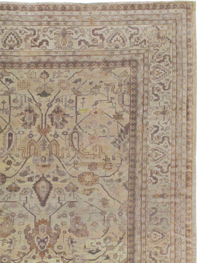 A Oushak Carpet, No.11655 - Staging