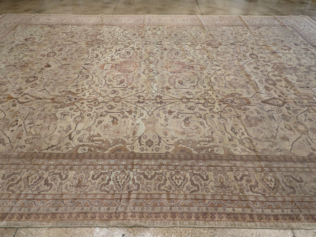 A Oushak Carpet, No.11655 - Staging
