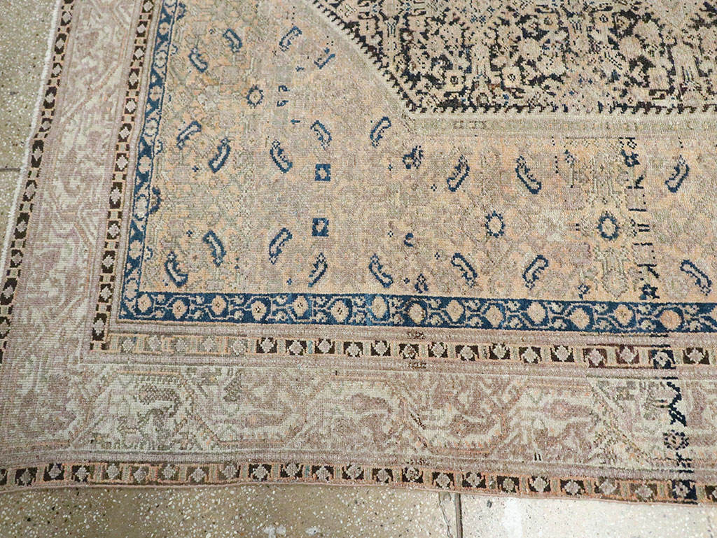 Antique Persian Malayer Gallery Carpet, No.11685 - Staging