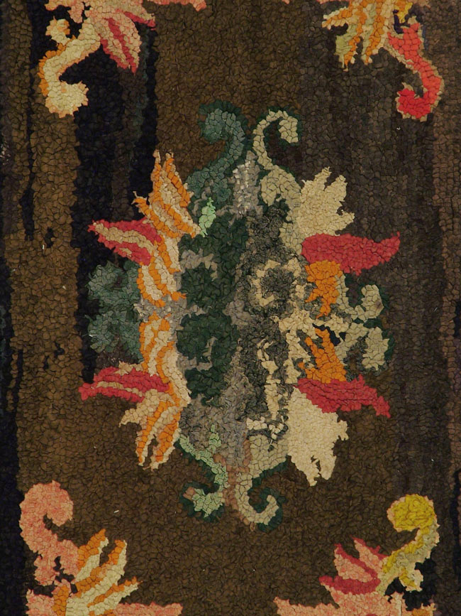 Vintage American Hook Rug, No.11726 - Staging