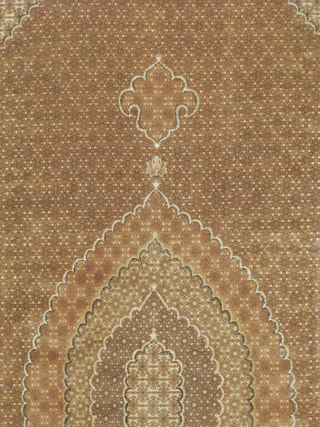 Vintage Persian Tabriz Carpet, No.11740 - Staging