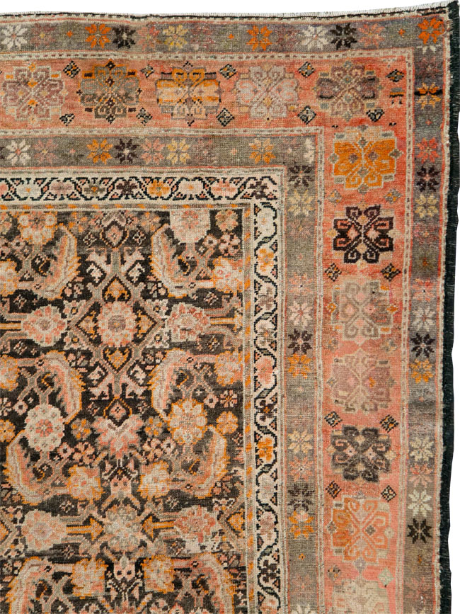 Antique Persian Mahal Gallery Rug, No.11753 - Staging