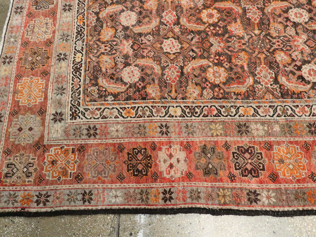 Antique Persian Mahal Gallery Rug, No.11753 - Staging