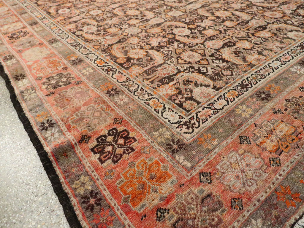 Antique Persian Mahal Gallery Rug, No.11753 - Staging