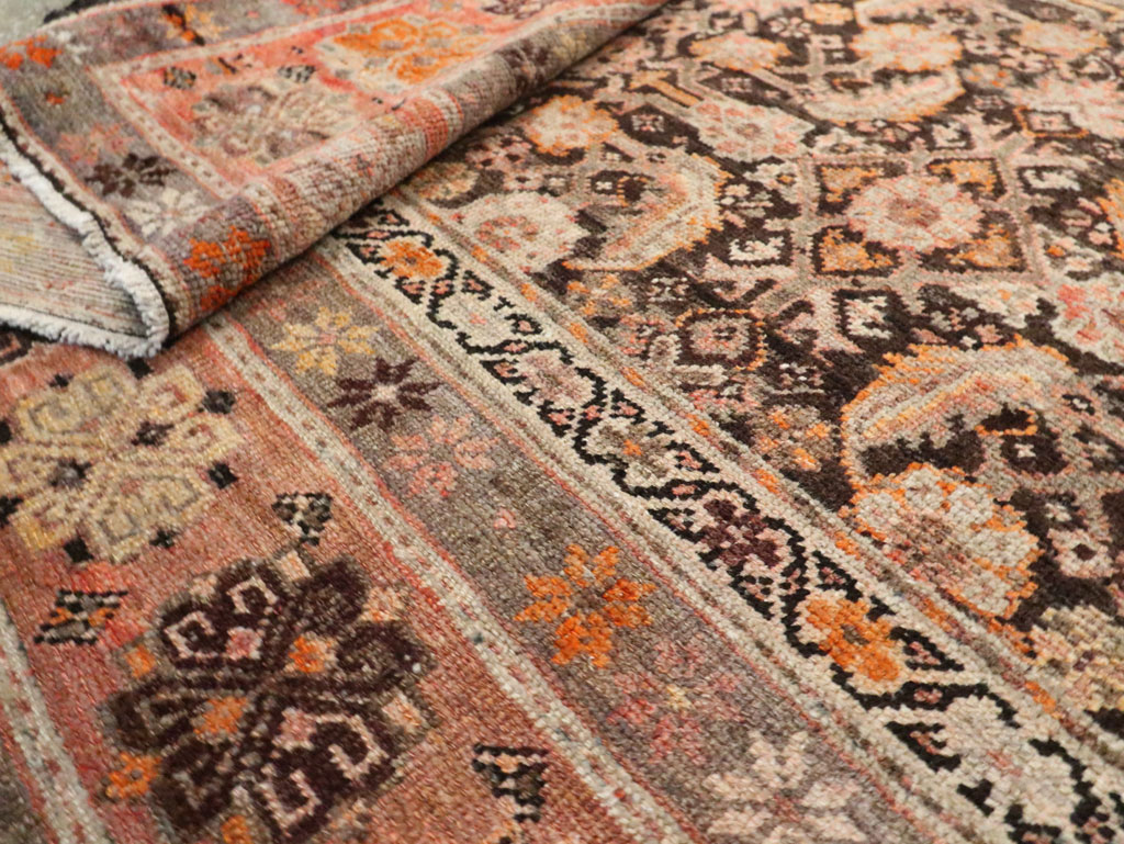 Antique Persian Mahal Gallery Rug, No.11753 - Staging