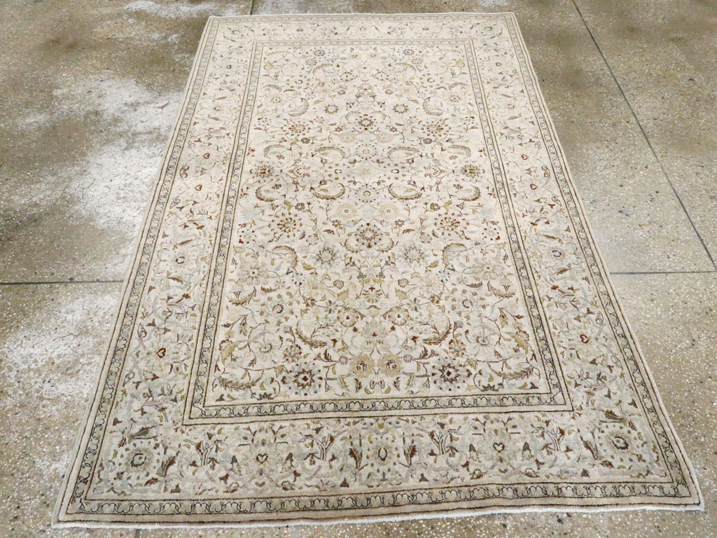 Vintage Persian Kashan Rug, No.11757 - Staging