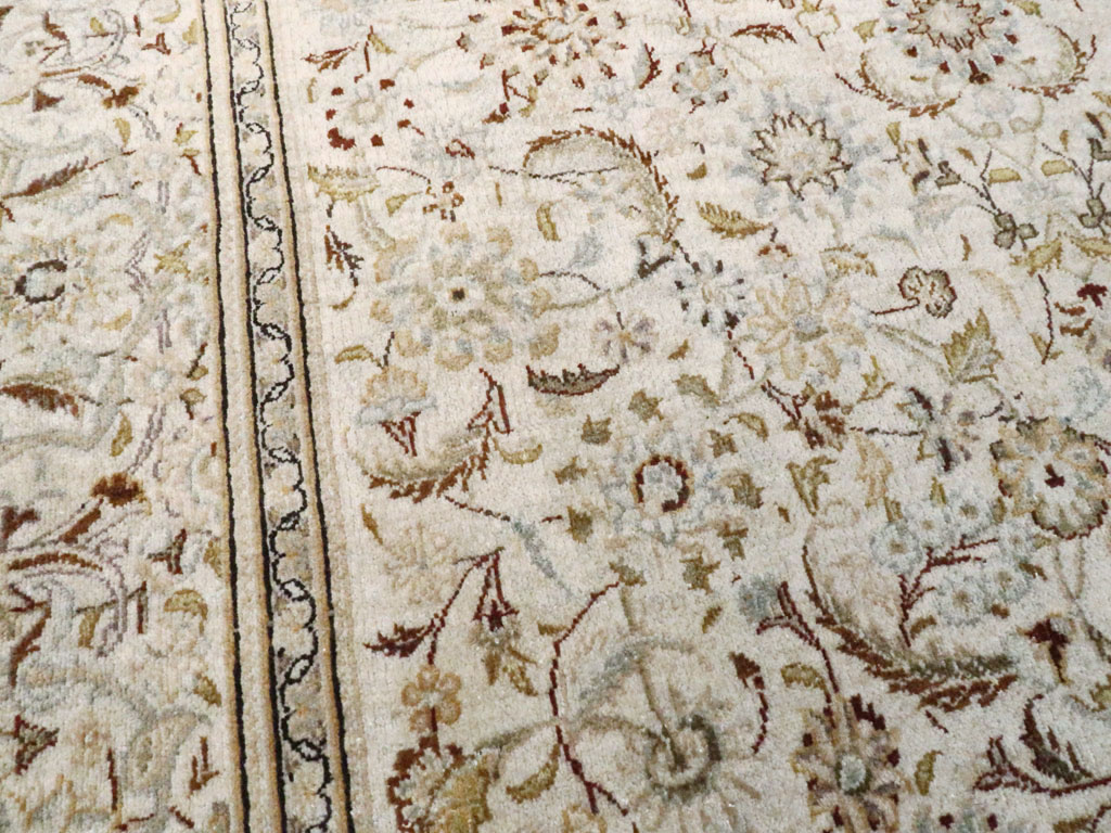 Vintage Persian Kashan Rug, No.11757 - Staging