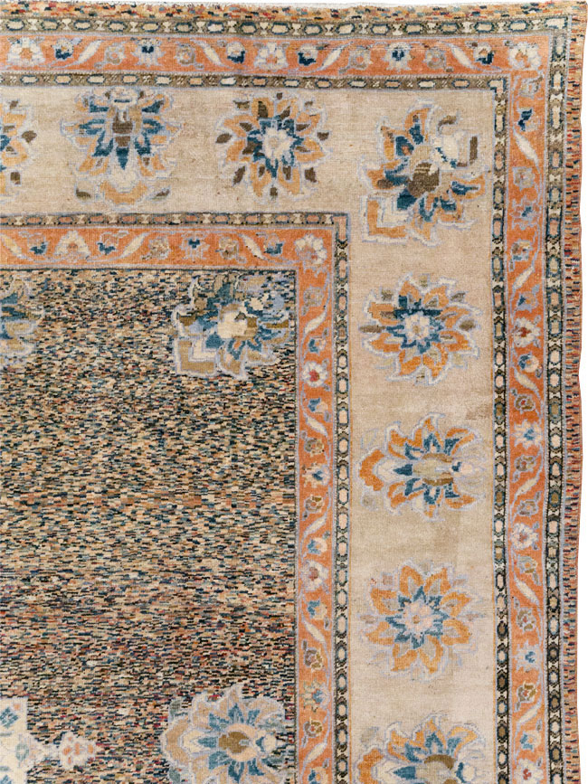 Vintage Persian Mahal Room Size Carpet, No.11759 - Staging