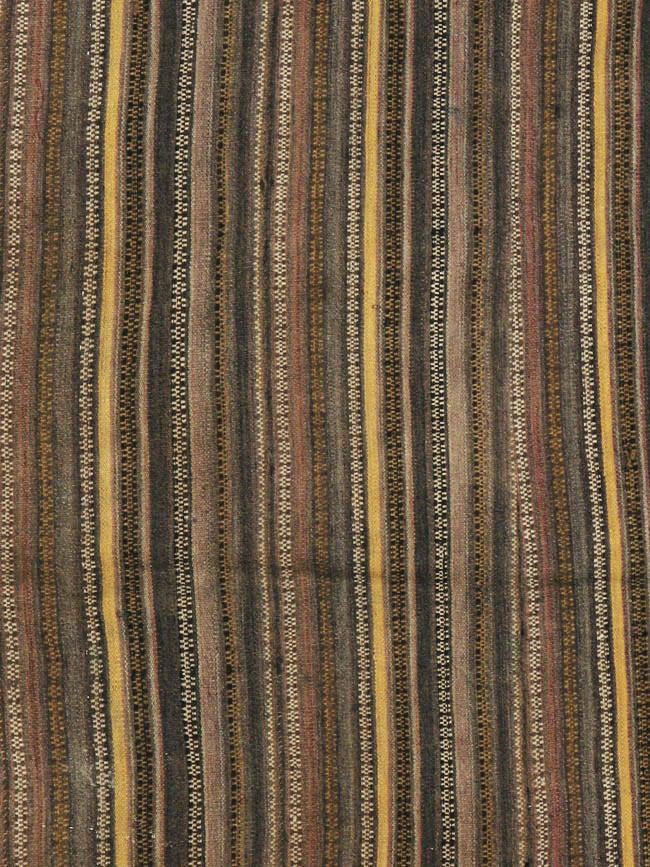 Vintage Turkish Flatweave Kilim Rug, No.11761 - Staging