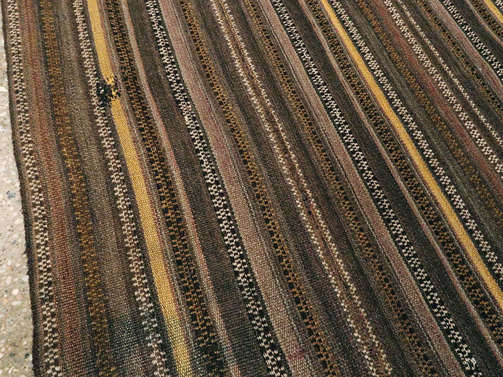 Vintage Turkish Flatweave Kilim Rug, No.11761 - Staging