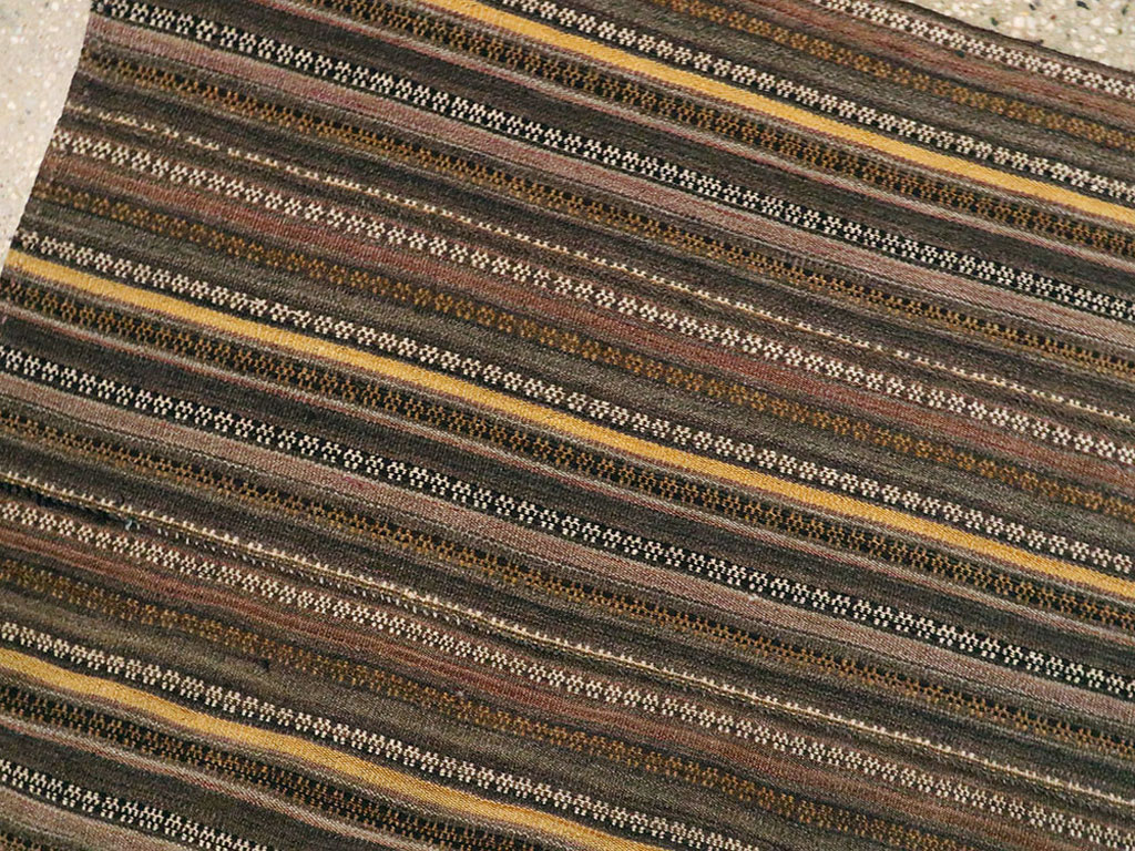 Vintage Turkish Flatweave Kilim Rug, No.11761 - Staging