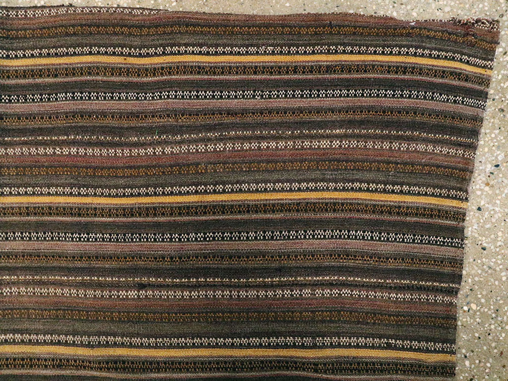 Vintage Turkish Flatweave Kilim Rug, No.11761 - Staging