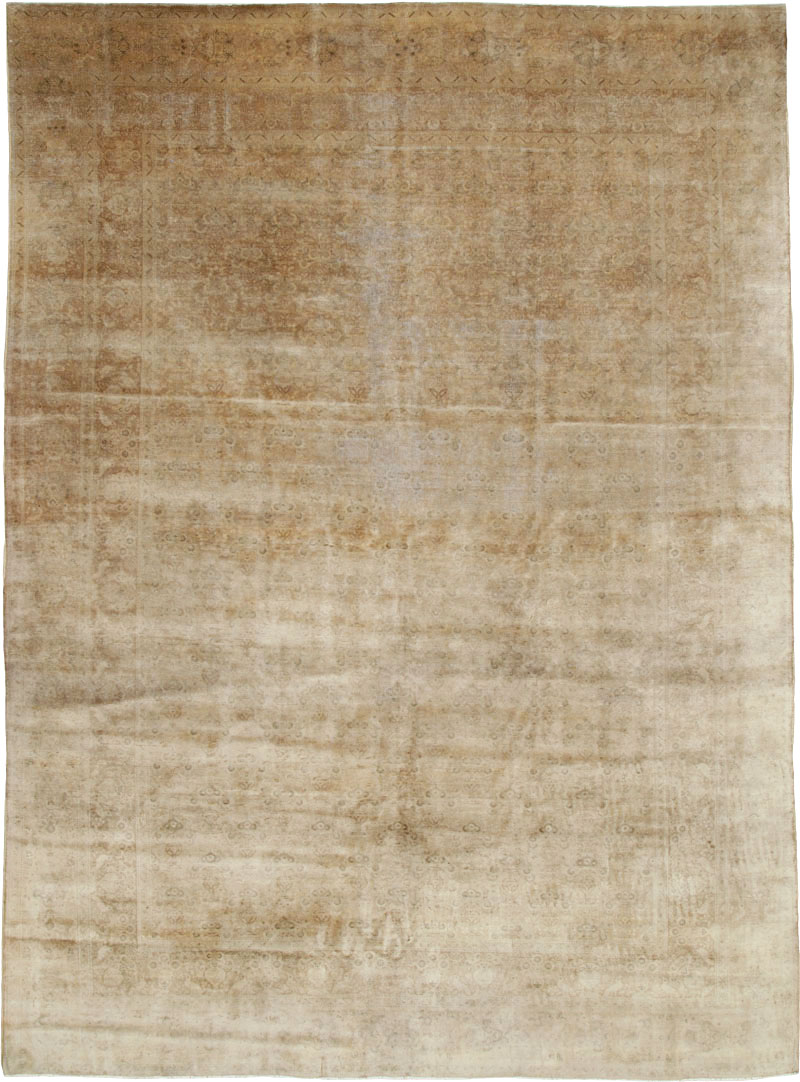 Antique Persian Tabriz Carpet, No.11786 - Staging