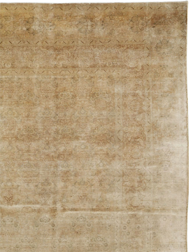 Antique Persian Tabriz Carpet, No.11786 - Staging
