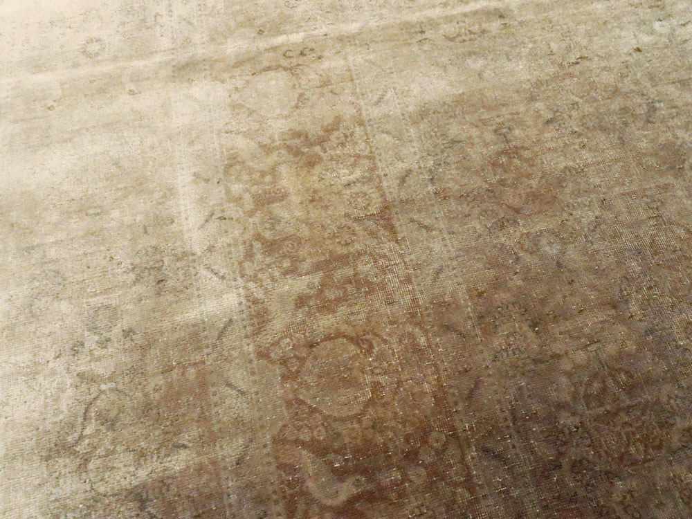Antique Persian Tabriz Carpet, No.11786 - Staging