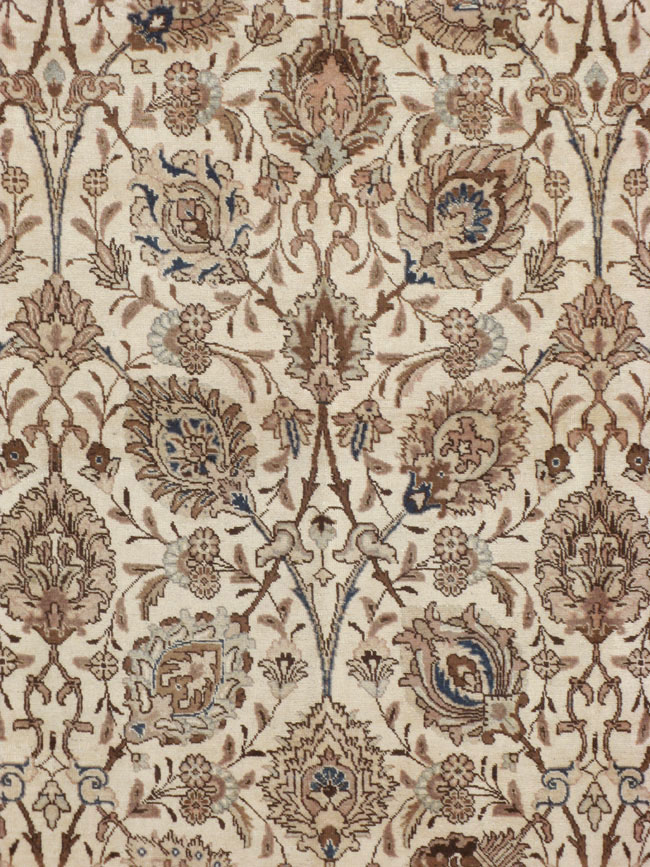 Vintage Persian Tabriz Carpet, No.11792 - Staging