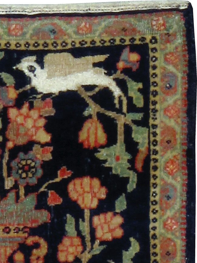 Antique Persian Fereghan Rug, No.11833 - Staging