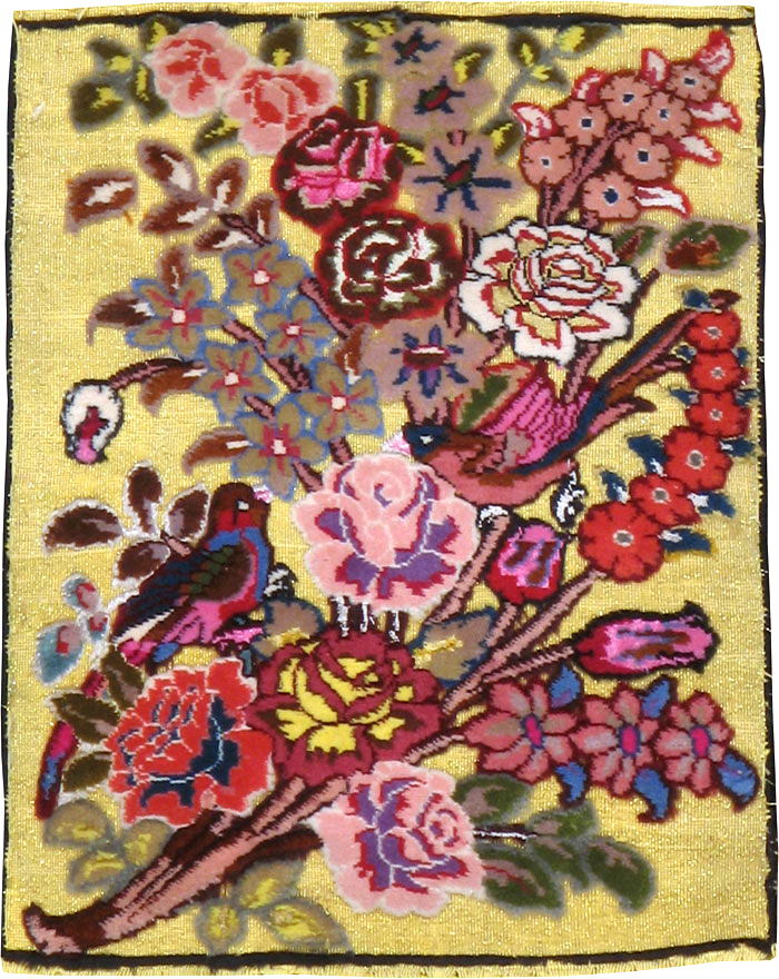 Vintage Persian Souf Rug (Pair: 1 of 2), No.11847 - Staging