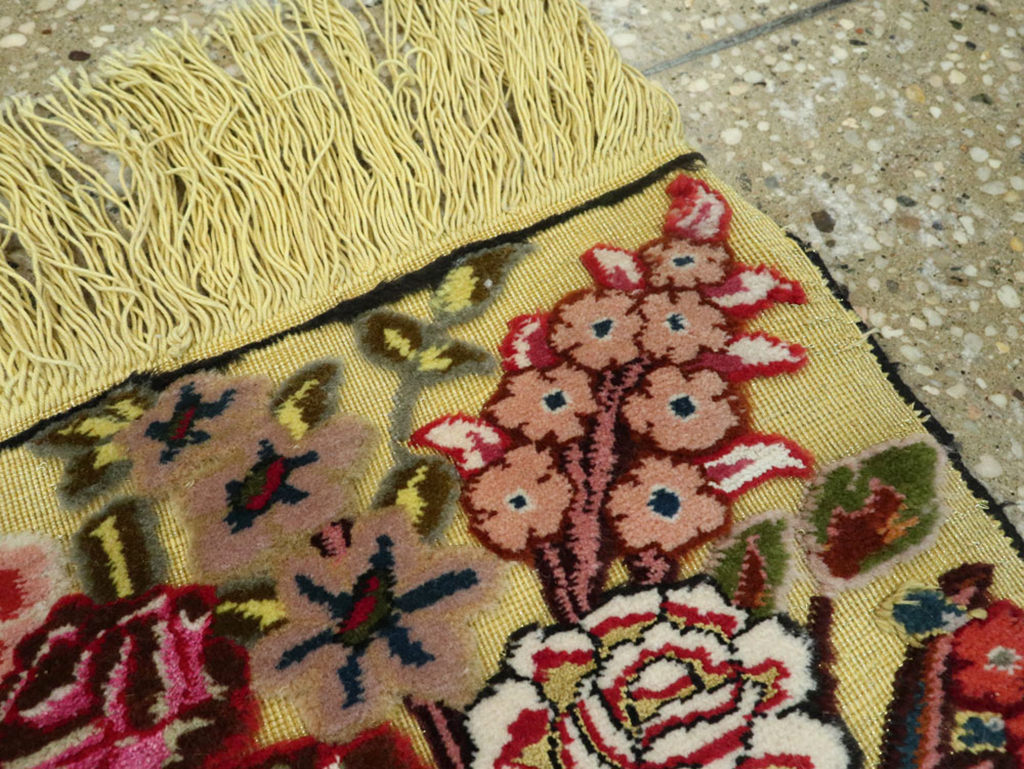 Vintage Persian Souf Rug (Pair: 1 of 2), No.11847 - Staging