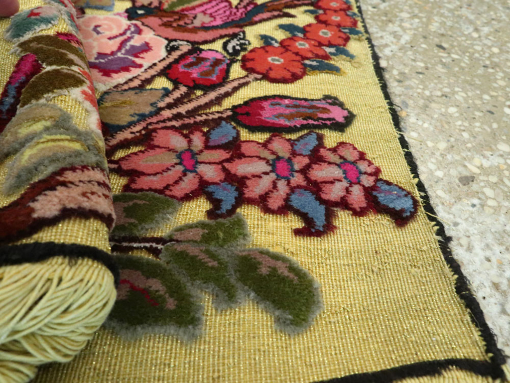 Vintage Persian Souf Rug (Pair: 1 of 2), No.11847 - Staging