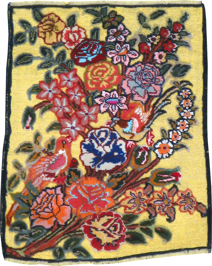 Vintage Persian Souf Rug (Pair: 2 of 2), No.11848 - Staging