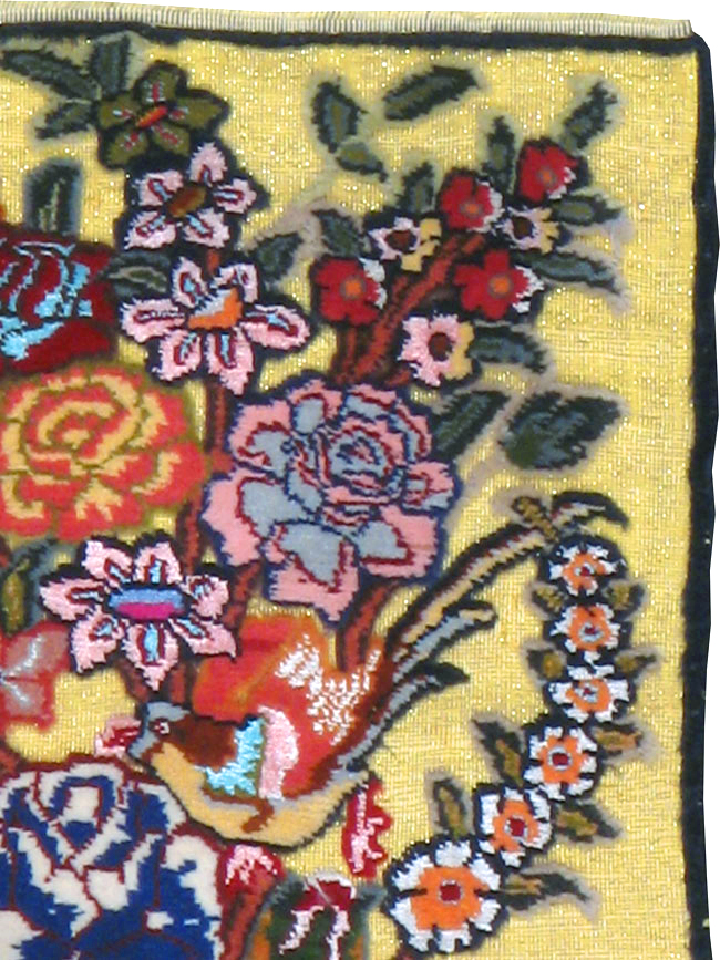 Vintage Persian Souf Rug (Pair: 2 of 2), No.11848 - Staging