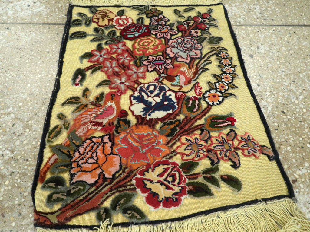 Vintage Persian Souf Rug (Pair: 2 of 2), No.11848 - Staging