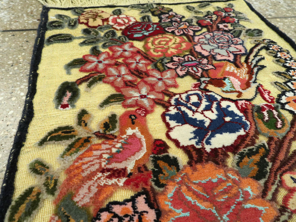 Vintage Persian Souf Rug (Pair: 2 of 2), No.11848 - Staging