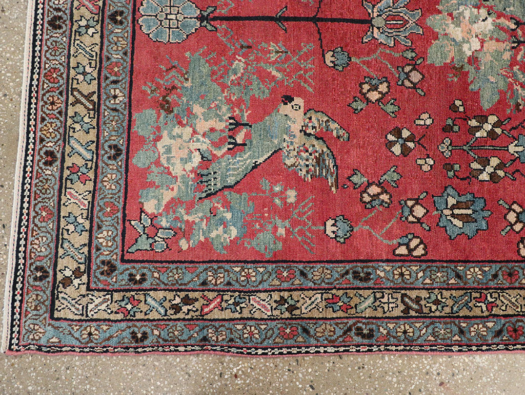Antique Persian Malayer Rug, No.11860 - Staging