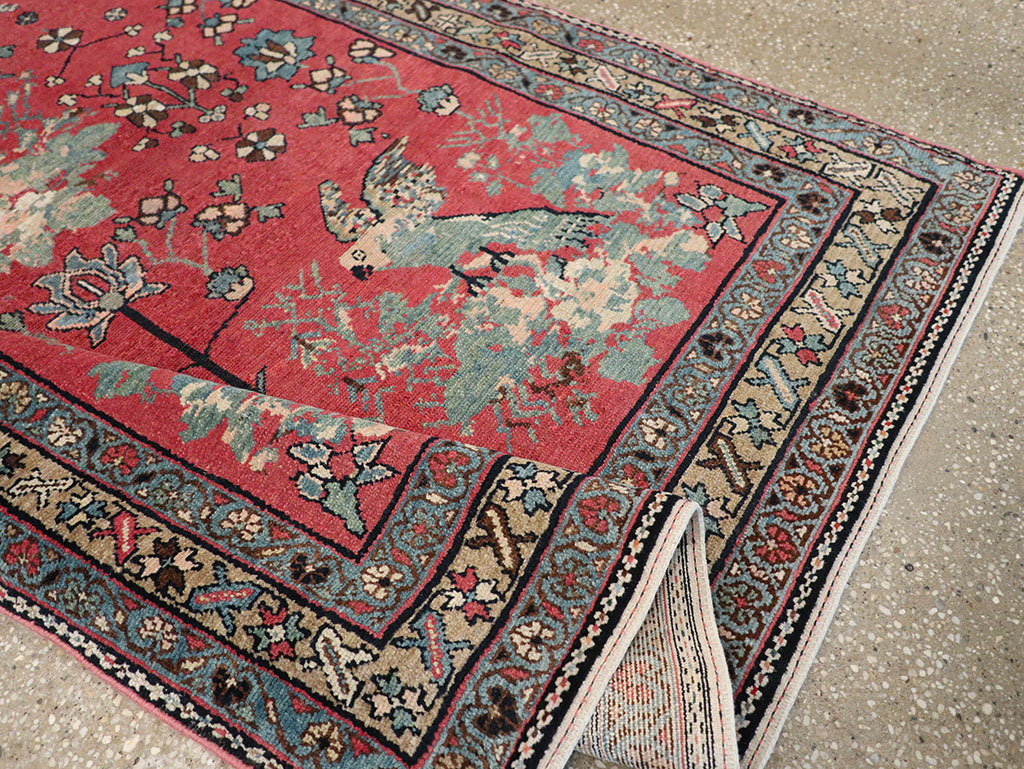 Antique Persian Malayer Rug, No.11860 - Staging
