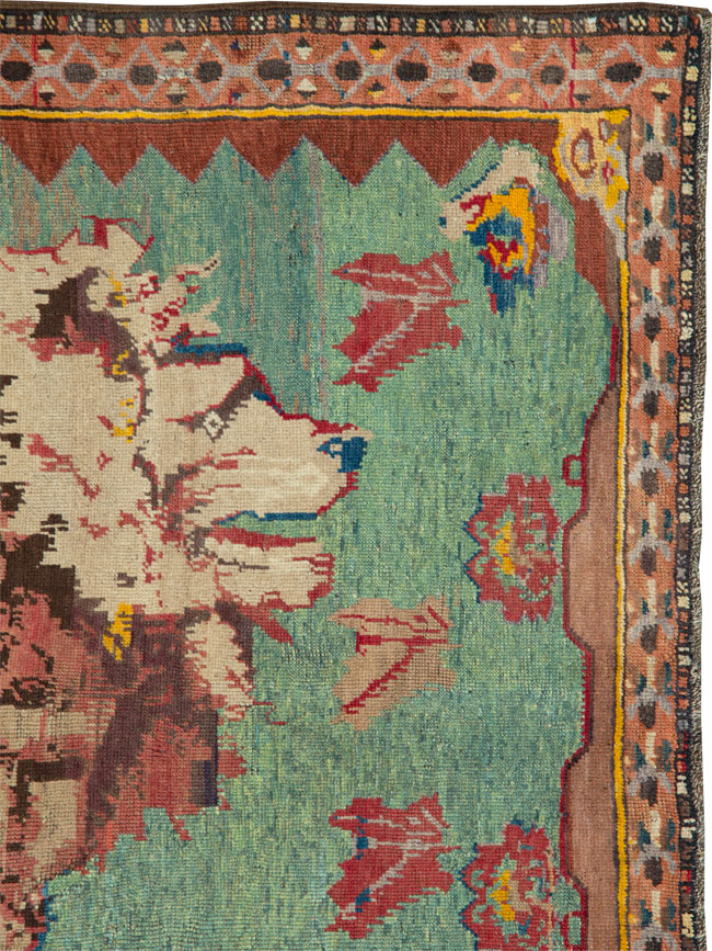 Antique Persian Gabbeh Pictorial Rug, No.11865 - Staging