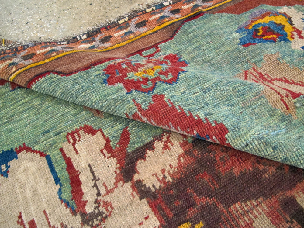 Antique Persian Gabbeh Pictorial Rug, No.11865 - Staging