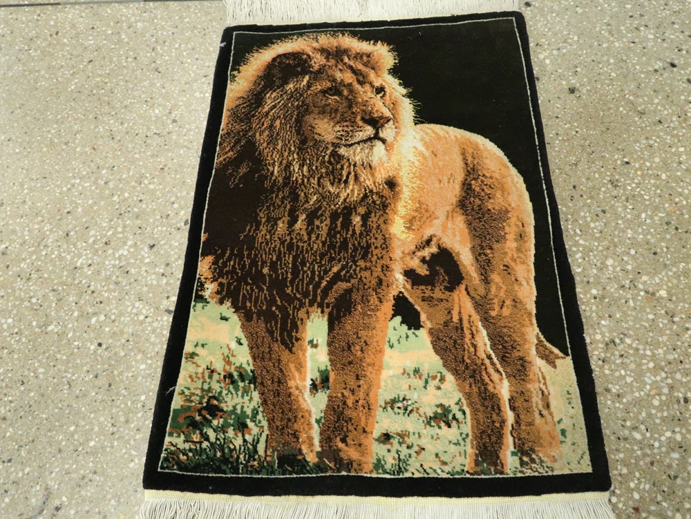 Modern Tabriz Pictorial Rug, No.11867 - Staging