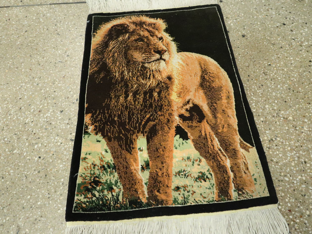 Modern Tabriz Pictorial Rug, No.11867 - Staging